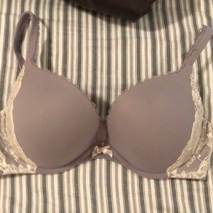 Victoria secret bra 38c medium grey gently worn